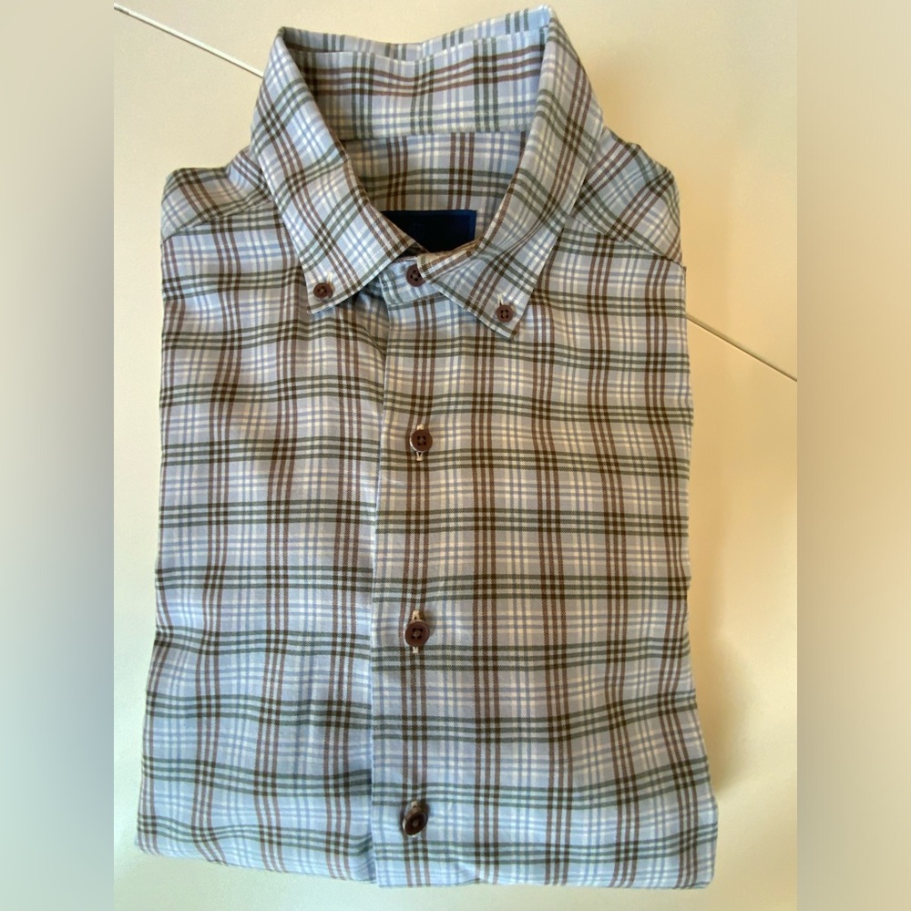 David Donahue Men’s Fusion button up shirt